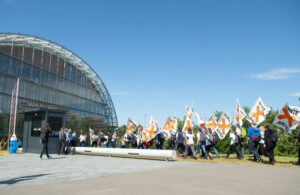 Climate organizers from all over the EU at the EIB headquarters